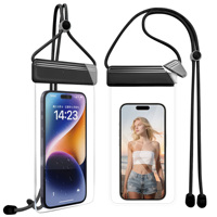 Nouvelle conception, étui étanche pour téléphone portable à clip facile, étui étanche pour téléphone pour kayak, natation, utilisation en extérieur