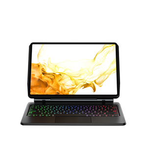 Bao da bàn phím không dây Magic dành cho <span class=keywords><strong>Samsung</strong></span> Tab 12.4 inch S7+ S8+ S9 FE S10+ với thiết kế gập tự động, hỗ trợ chế độ ngủ/tỉnh, nhẹ và mỏng - Product Image 3