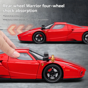 Voiture miniature en métal Fer-rari Enzo, échelle 1:24, modèle de supercar classique de collection avec intérieur détaillé, 20×8 cm - Product Image 4