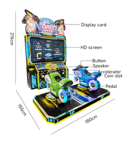 Machine de jeu d'arcade commerciale à monnayeur, simulateur de conduite de voiture électronique, disponible à la vente – Direct Usine - Product Image 2