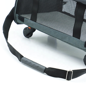 Luxe Kat Hond Pet Carrier Airline Goedgekeurd Kleine Hond Carrier Zachte Zijdig Inklapbare Puppy Carrier - Product Image 3