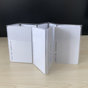 Tarjeta de PVC Blanca Personalizada para Control de Acceso RFID, 13.56Mhz 125KHz, Tarjeta Inteligente de Plástico en Blanco, Venta Directa de Fábrica - Product Image 3