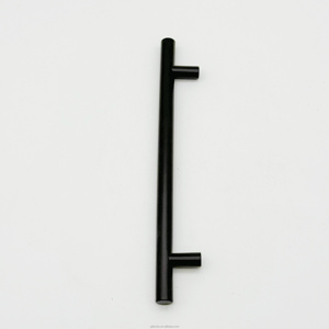 Matte <strong>Black</strong> Stainless Steel Cabinet Handles &amp; Drawer Pulls Furniture <strong>Knobs</strong> With Screws for Wardrobe Dresser - Product Image 5