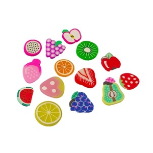 Vendita calda di fiocchi di limone Nail Art perline in ceramica di argilla morbida alla moda fettine di frutta - Product Image 3