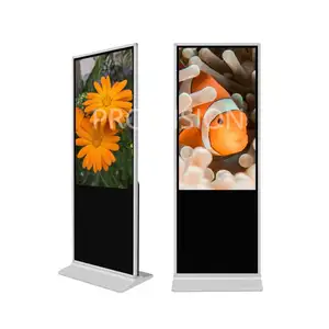 Android Aluminium Indoor Digital Signage Advertising Boards Totem Touch Screen Lcd High Brightness Monitor Advertising Boards