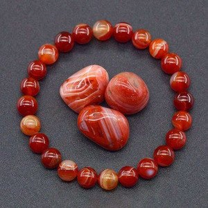 Bracelets tendance en pierre naturelle rouge, vente en gros d'usine, pour l'année du zodiaque et l'ambiance du <span class=keywords><strong>Nouvel</strong></span> <span class=keywords><strong>An</strong></span> - Product Image 1