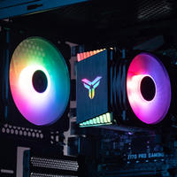 Ventilateurs de refroidissement électriques RGB CR1400 très vendus avec éclairage LED RGB pour boîtier PC et refroidisseur de processeur