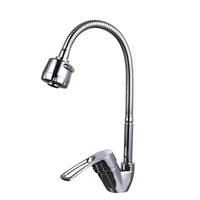 Robinet de cuisine moderne à 3 trous, à poignée unique, en laiton, robinet mélangeur classique avec noyau de valve en céramique
