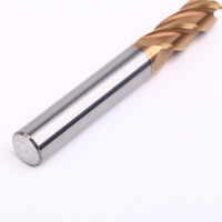 Fresa de Carburo Sólido SUPAL de 4 Filos, Vástago de 6 mm, 55 HRC, para Fresado CNC, Disponible OEM