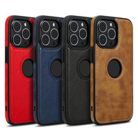 Étui de téléphone rétro en cuir PU pour iPhone 17, étui de téléphone en cuir pour iPhone 17 16 15 14 13 12 Pro Max Fundas Coque