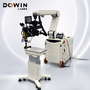Machine de soudage laser à fibre motorisée QCW 150W 300W pour moules, machine de réparation de moules en acier inoxydable - Product Image 1