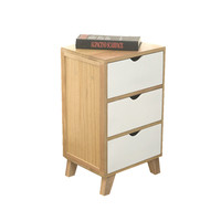 Meubles de chambre à coucher de style nordique, table de chevet en bois, armoires de rangement pour le salon, commode de bureau