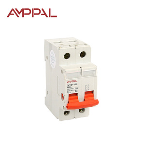 Công nghiệp nhỏ cô lập chuyển đổi đơn cực 2P 3P 4P 125A Power Trip MCB làm bằng kim loại và nhựa - Product Image 3