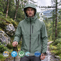 Veste de protection imperméable pour homme, respirante 20000 mm, certifiée BSCI, logo personnalisé OEM