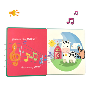 Livre cartonné rigide pour apprendre <span class=keywords><strong>les</strong></span> <span class=keywords><strong>mots</strong></span> avec son - Mes premiers <span class=keywords><strong>mots</strong></span> - Module sonore interactif en anglais - Jouet éducatif précoce - Product Image 4