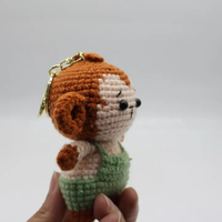 Jolies poupées animales tricotées à la main, idéales pour les amis, les collègues, mini singe en crochet, cadeaux animaux au crochet, peuvent être utilisées pour la décoration