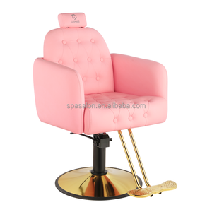 Fauteuil de barbier hydraulique inclinable et rotatif avec roulettes de haute qualité à roulement fluide - Product Image 5