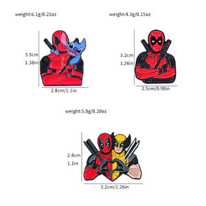 शांत अमेरिकी गर्म नायक एनमेल एनीमे पिन कोस्प्ले एनीमे चरित्र ब्रोच - Product Image 3