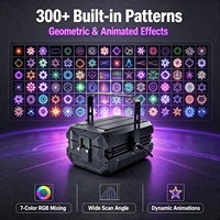 Projecteur laser RGB 20W IP65 pour animation, scanner Galvo haute vitesse DMX512, éclairage de scène pour DJ, fêtes et mariages