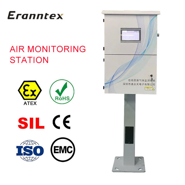 Eranntex Odor Detector TH2000-A High Accuracy for Waste Sewage Treatment Plants Online Monitoring System Alloy Gas Analyzers