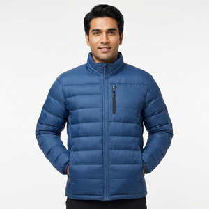 New Design Waterproof Bubble <b>Jackets</b> for <b>Men</b> <b>Long</b> Sleeves Bubble <b>Jackets</b> Full Zipper <b>Men</b> Bubble <b>Jackets</b> - Product Image 1