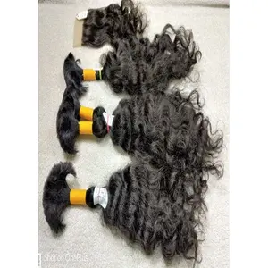 Wholesale Exports of Braiding Indian Bulk Human Hair Extensions Suppliers manufacturers from India