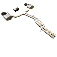 Système d'échappement CatBack personnalisé en acier inoxydable pour Audi RS6/RS7 C8 4.0T 2008-2010 avec silencieux et embouts Wnti