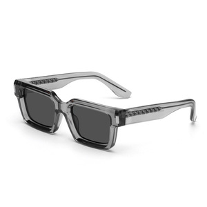 Dày kính thiết kế Shades Khung nhỏ kính mát cổ điển <span class=keywords><strong>2025</strong></span> người đàn ông thời trang của phụ nữ vuông kính mát - Product Image 4