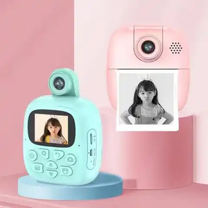 Termal baskı kağıt rulolar 2.0 inç IPS ekran 1080P çocuklar kamera Selfie Video kamera kless termal anında baskı kamera - Product Image 4