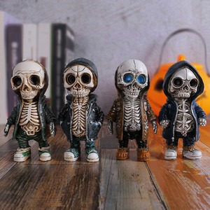 Niedliche Kopfs tatue Indoor Outdoor Tischplatte Figur Skulptur Modell für Halloween Schreibtisch Dekor - Product Image 3
