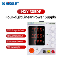 Alimentation linéaire CC réglable HISGLRT HXY-305DF 0-30V 0-5A avec affichage 4 chiffres 10mV 1mA, entrée unique, pour laboratoire