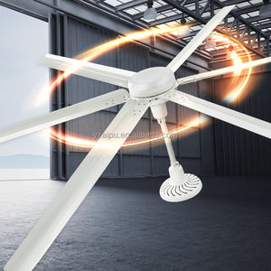 Ventilador de Techo Comercial HVLS Duel King Todo en Uno con Ventilación e Iluminación LED de 14 pies, con Control Remoto, Eficiente en Energía Eléctrica - Product Image 5