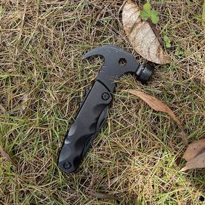 مطرقة أظافر متعددة الوظائف رائجة محمولة للصيد والبقاء على قيد الحياة والتخييم مفك براغي كماشة منشار سكين مطرقة أظافر متعددة الأدوات - Product Image 4