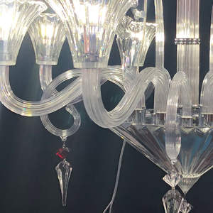 Lampadario di Lusso <span class=keywords><strong>Moderno</strong></span> a 8 Luci in Cristallo K9 per Hotel, Camera da Letto, <span class=keywords><strong>Soggiorno</strong></span> - Product Image 4