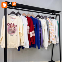 Geryon Vente en gros de lots mixtes de sweats à capuche et pulls d'hiver d'occasion propres à manches longues, tailles variées, pour l'exportation