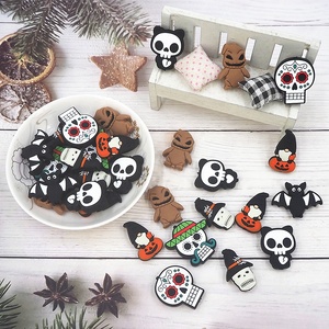 Bán buôn bán Hot cấp thực phẩm Silicone hạt Halloween chủ đề cho bé chăm sóc răng miệng DIY Pacifier chuỗi làm - Product Image 3