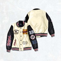 Blouson Bomber Unisexe Réversible Respirant avec Logo Frontal, Style Baseball Varsity, Hiver Fin, Vente en Gros Direct Usine