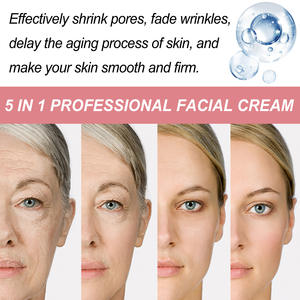 Organic Skincare <b>5</b> In 1 Face Cream Anti Wrinkles Firming Soothing Face Vitamin C Vitamin E - Product Image 4