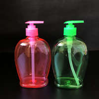 Flacon de désinfectant pour les mains en plastique de 500 ml avec pulvérisateur à pompe en stock