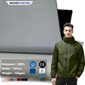 بسعر الجملة قماش Wupro بوليستر 150D مقاوم للماء سريع الجفاف قماش TPU قماش منسوج مرن - Product Image 1