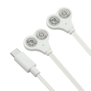 Cable a presión de electrodo personalizado 3,5mm magnético hembra Snap a USB C tipo C Ecg Tens Cable - Product Image 4