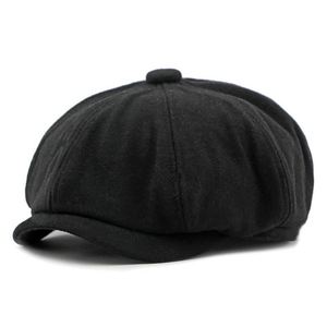 Wholesale High Quality Vintage Adjustable Gatsby Ivy Cap Berets Hats for Men Women Golf <b>Driving</b> Wool Felt Newsboy Cap Casual All - Product Image 3