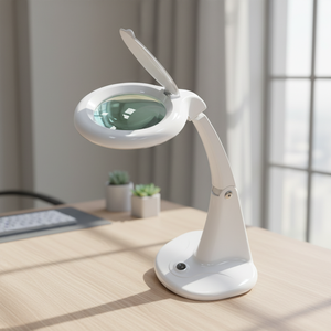Adjustable LED Magnifying Glass LED Desk Lamp with <b>Light</b> 5X <b>Light</b> for Reading Soldering & Crafts - Product Image 6