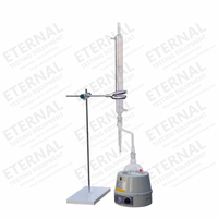 Test électronique de teneur en eau de bitume d'asphalte Équipement en acier de distillation Résultat de mesure de chaleur standard ASTM 220V 1 an