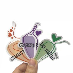 مخصص جميل طباعة الكرتون قبلة قطع التسمية ملصقا لطيف ملصقات ورقة للأطفال - Product Image 4