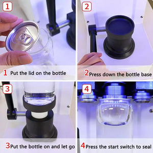 Semi Automatic Electric Plastic <strong>Can</strong> Seamer <strong>Machine</strong> for Beer Soda Bubble Tea Bottles with Cold <strong>Sealing</strong> - Product Image 3