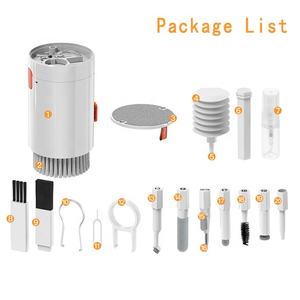 Popular Multi-funcional Computer <span class=keywords><strong>Keyboard</strong></span> Fone de ouvido <span class=keywords><strong>Cleaning</strong></span> Pen Mobile Screen Dust <span class=keywords><strong>Brush</strong></span> 20 em 1 Kit de limpeza - Product Image 4