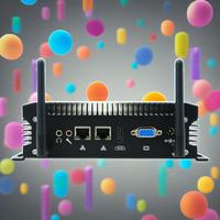 Nueva Mini Computadora Industrial de 10.ª Generación, Core I5-10210U, M.2, DDR4, NVMe, 8 USB, 2 COM, Sin Ventilador, Almacenamiento SSD