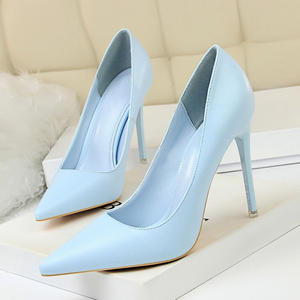 Premium Women's Anti-Slip High <b>Heels</b> Simple Style Formal Shoes-Soft and Comfortable Plus Size for Summer and Autumn - Product Image 5