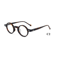 Fabricant de nouveaux produits lunettes basses quantité minimale de commande pour femmes lunettes rondes en verre à monture en acétate